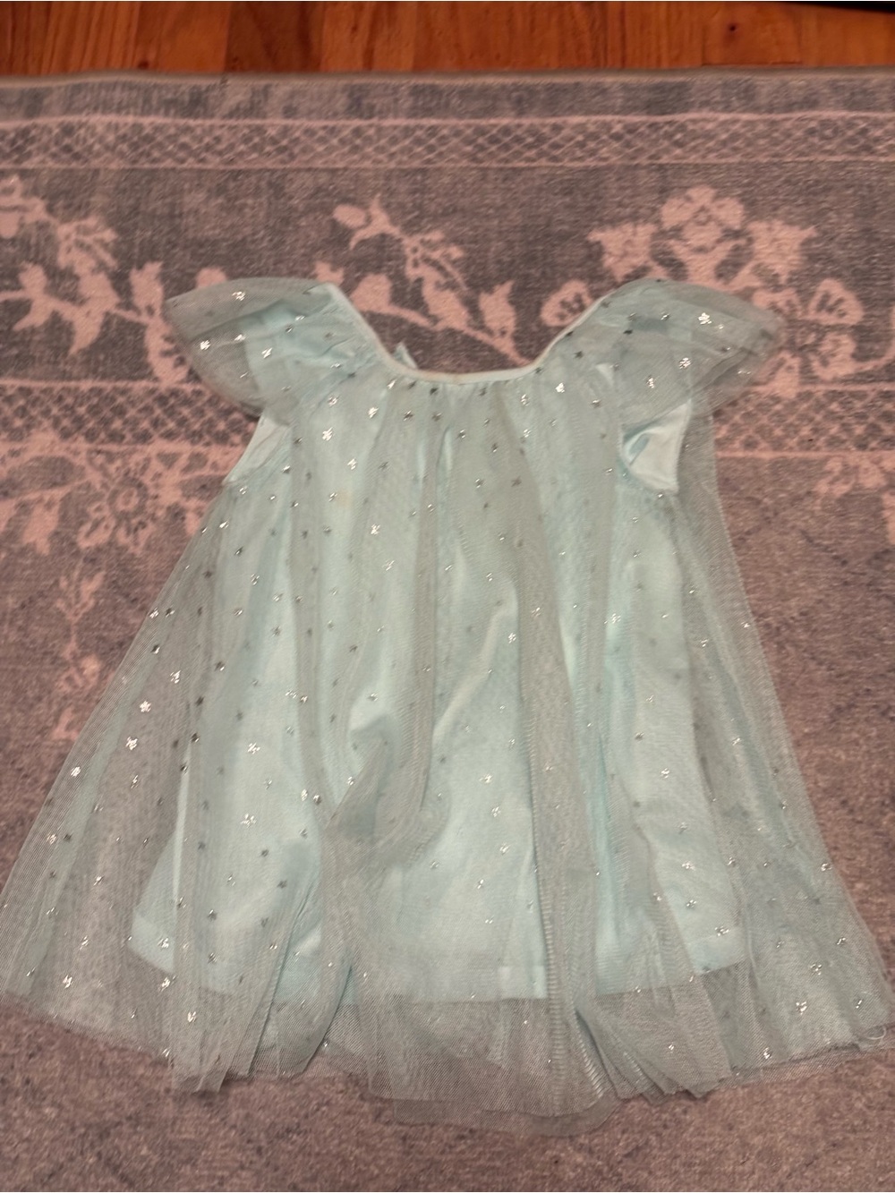 Children’s Place Sparkle Tulle Light Blue Dress